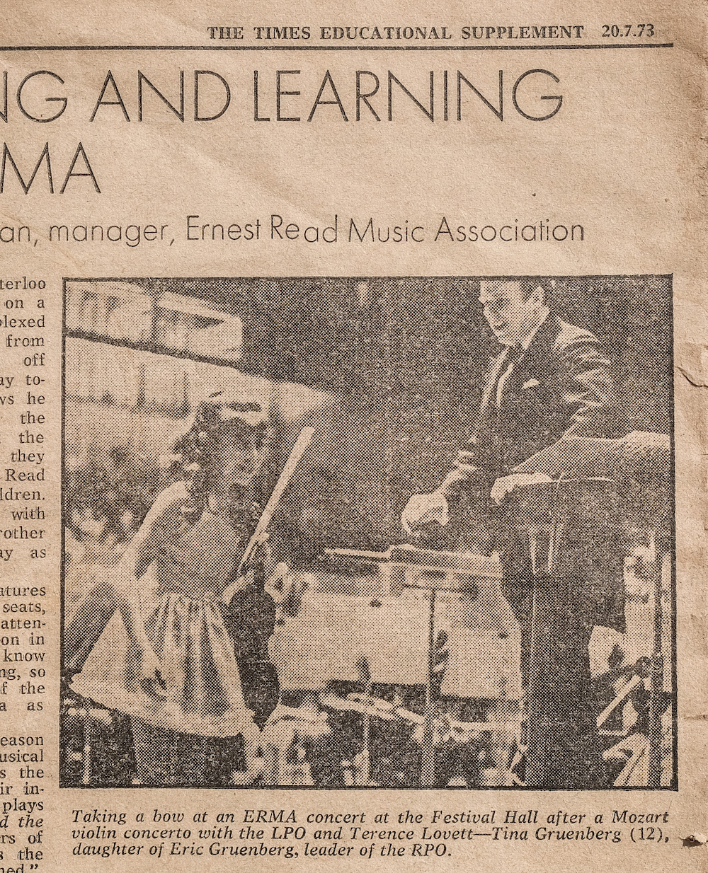 Royal Festival Hall debut