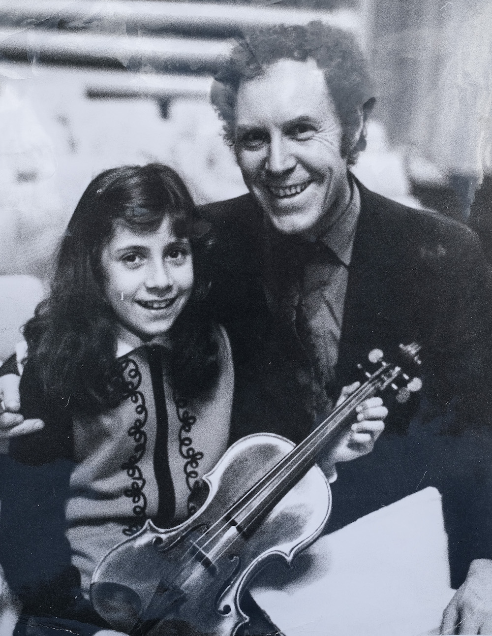 Tina with her father Erich Gruenberg